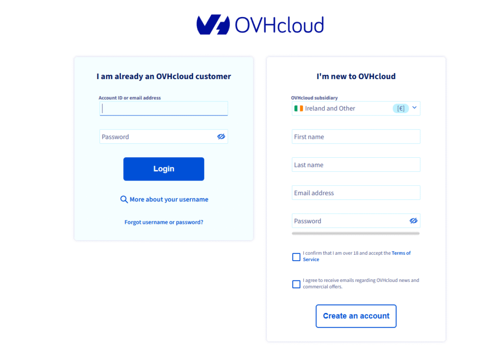 Buy OVHCloud Accounts